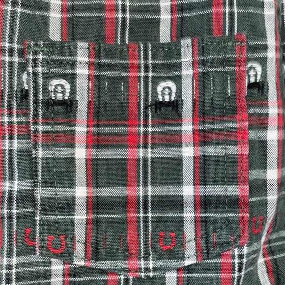 OshKosh B'Gosh Infant Baby Boys Western Theme Overalls Size 12 Months - Picture 12 of 12